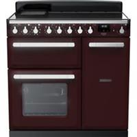Rangemaster ESDL90EIPBOR/CM1 Estel Deluxe 90cm Electric Range Cooker 5 Burners