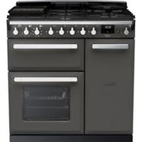 Rangemaster ESDL90DFPSLT/CM1 Estel Deluxe 90cm Dual Fuel Range Cooker 5 Burners