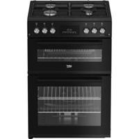 Beko FDG6231CK Gas Cooker with Gas Hob 60cm Free Standing Black A New