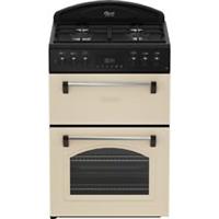 Leisure CLB60FCC Free Standing Dual Fuel Cooker with Gas hob Hob 60cm Cream A