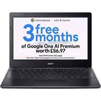 Acer 11.6" Chromebook 4 GB RAM 64GB Intel Celeron N ChromeOS - Black