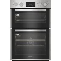 Hotpoint DIH 12D IX Built In 59cm Electric Double Oven Stainless Steel A/A