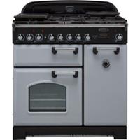 Rangemaster CDL90DFFRP/C Classic Deluxe 90cm Dual Fuel Range Cooker 5 Burners