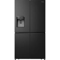 Hisense RQ760N4SBFE PureFlat 91cm Frost Free American Fridge Freezer Black