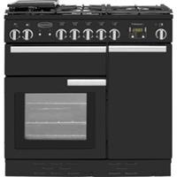 Rangemaster PROP90NGFGB/C Professional Plus 90cm 5 Burners A+/A Black Gas Range