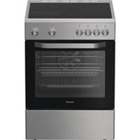 Hotpoint H6V5KMX/UK 60cm Free Standing Electric Cooker with Ceramic Hob