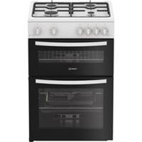 Indesit IDG6GW Gas Cooker 60cm Free Standing White New