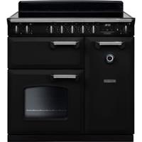 Rangemaster CL90EIPGBL/CM1 Classic 90cm Electric Range Cooker 5 Burners A Black