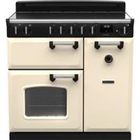 Rangemaster CL90ECPPCR/CM1 Classic 90cm Electric Range Cooker 5 Burners A Pale