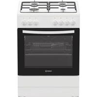 Indesit I6G3PMW/UK Free Standing Dual Fuel Cooker 60cm White A