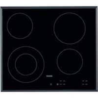 AEG HK624010FB Competence 59cm 4 Burners Ceramic Hob Touch Control Black