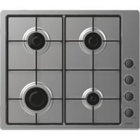 Candy CHW6LBX Idea Built In 60cm 4 Burners Stainless Steel Gas Hob