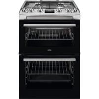 AEG CGX6130ACM Gas Cooker with Gas hob Hob 60cm Free Standing Stainless Steel A