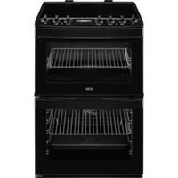 AEG CIB6743ACB 6000 SteamBake 60cm Free Standing Electric Cooker with Zone