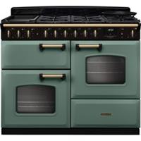 Rangemaster CLDLO110DFPMGR/AB1 Classic Deluxe 110 109cm Dual Fuel Range Cooker