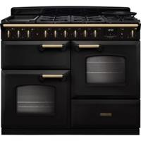 Rangemaster CLDLO110DFPCBL/AB1 Classic Deluxe 110 109cm Dual Fuel Range Cooker