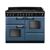 Rangemaster CLDLO110DFPSTB/CM1 Classic Deluxe 110 109cm Dual Fuel Range Cooker