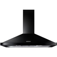 Rangemaster RHDC110BL/C Built In 110cm 3 Speeds Chimney Cooker Hood Black B