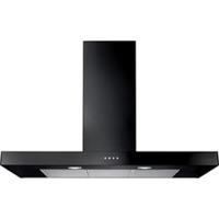 Rangemaster UHDF110BL/ Built In 110cm 3 Speeds Chimney Cooker Hood Black B