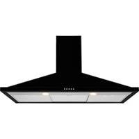Leisure H102PK Built In 100cm 3 Speeds Chimney Cooker Hood Black C Rated