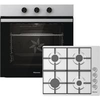 Hisense BI6061HGSUK Built In Single Ovens & Gas Hob Stainless Steel A Rated