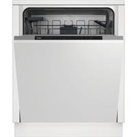 Beko DIN16430 Fully Integrated Full Size Dishwasher Silver / Black D Rated