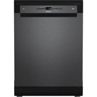 Hotpoint H8F HP51BS UK Full Size Dishwasher Black Steel B Rated