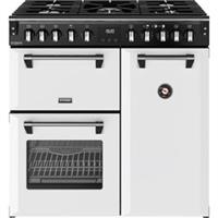 Stoves 444412004 Richmond Deluxe 90DF 90cm Dual Fuel Range Cooker 5 Burners Ice
