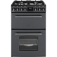 Belling 444411812 Free Standing Dual Fuel Cooker with Gas Hob 60cm Anthracite A
