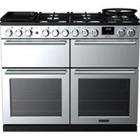 Rangemaster NEXB110DFSTST/CM1 Nexus BC 109cm Dual Fuel Range Cooker 7 Burners