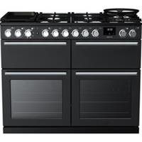 Rangemaster NEXB110DFPCBL/CM1 Nexus BC 109cm Dual Fuel Range Cooker 7 Burners