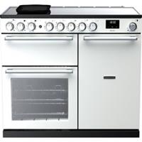 Rangemaster NEX100EIPWHT/CM1 Nexus 99cm Electric Range Cooker 5 Burners A White