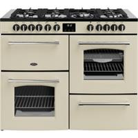Belling 444411839 Farmhouse 110DF 110cm Dual Fuel Range Cooker 7 Burners Cream