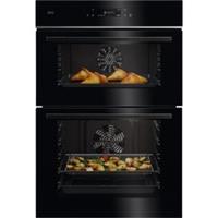 AEG TE7CP61B Built In 59cm Electric Double Oven Black A
