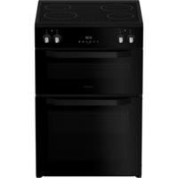 Hotpoint HDME6VDC2AB 60cm Free Standing Electric Cooker with Ceramic Hob