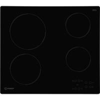 Indesit RI161C 58cm 4 Burners Ceramic Hob Touch Control Black