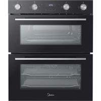Midea MBOD50M3AD0-BK Built Under 59cm Electric Double Oven Black A