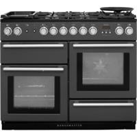 Rangemaster NEX110DFFSL/C Nexus 109cm Dual Fuel Range Cooker 7 Burners Slate