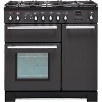 Rangemaster TOLP90DFFSL/C Toledo + 90cm Dual Fuel Range Cooker 5 Burners Slate