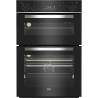 Beko BBDM243BOC Built In 59cm Electric Double Oven Black / Glass A/A