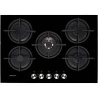 Hotpoint HGS72SBK Built In 73cm 5 Burners Black Gas Hob