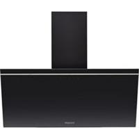 Hotpoint PHVP82FLTK Built In 80cm 4 Speeds Chimney Cooker Hood Black A Rated