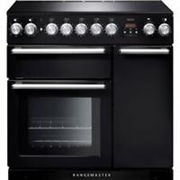 Rangemaster NEX90EIBL/C Nexus 90cm Electric Range Cooker 5 Burners A/A Black /