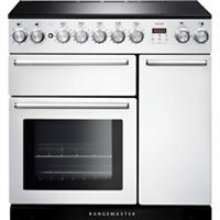 Rangemaster NEX90EIWH/C Nexus 90cm Electric Range Cooker 5 Burners A/A White /