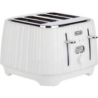 De'Longhi CTD4003.W Ballerina 4 Slice Toaster White
