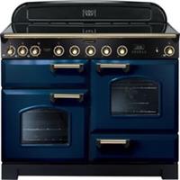 Rangemaster CDL110EIRB/B Classic Deluxe 109cm Electric Range Cooker 5 Burners