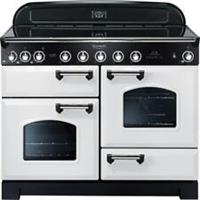 Rangemaster CDL110EIWH/C Classic Deluxe 110cm Electric Range Cooker 5 Burners