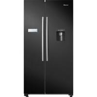 Hisense RS741N4WBE 91cm Frost Free American Fridge Freezer Black E Rated