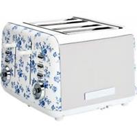 Laura Ashley VQSBT583LACR 4 Slice Toaster China Rose