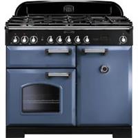 Rangemaster CDL100DFFSB/C Classic Deluxe 99cm Dual Fuel Range Cooker 5 Burners